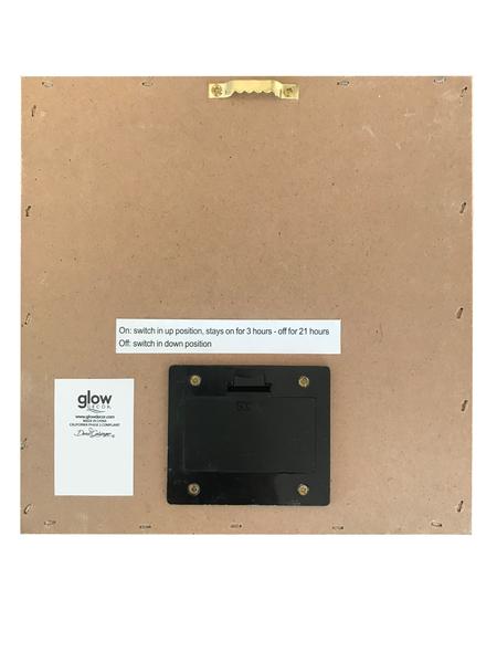 "Angel Star" Fiber Optic Lighted Canvas Shadow Box - Unique Catholic Gifts