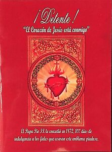 Detente Enemigo El Corazon de Jesus esta Conmigo - Unique Catholic Gifts