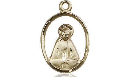 14kt Gold Filled Madonna Pendant on a Gold Filled Chain - Unique Catholic Gifts