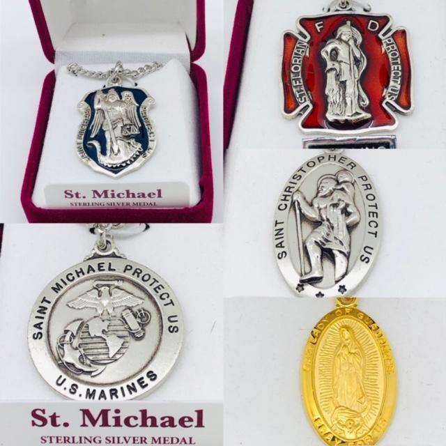 Men's Catholic Medals & Jewelry
