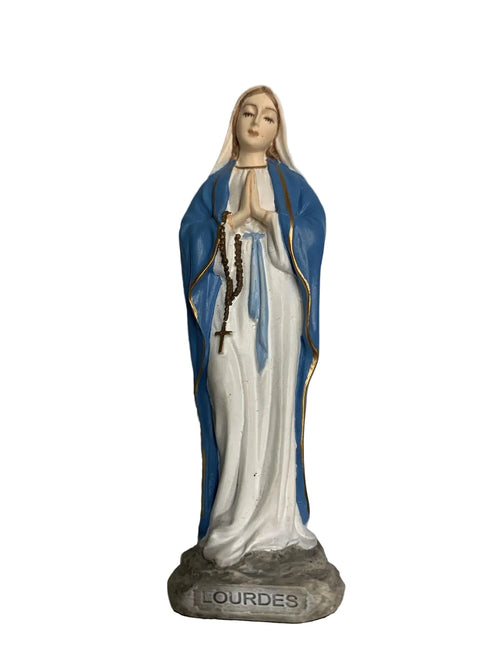 Our Lady of Lourdes Mini Statue 3 3/8"