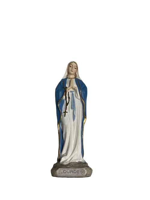 Our Lady of Lourdes Mini Statue 3 3/8"