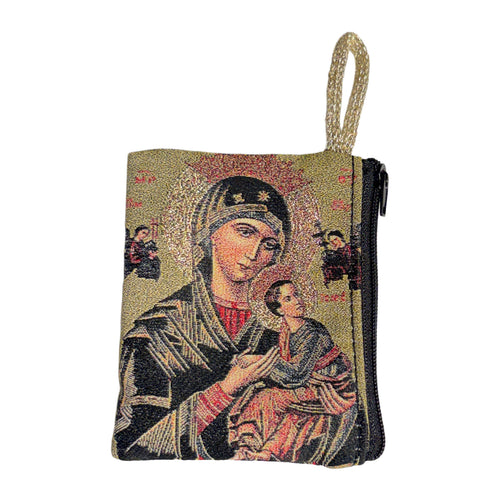 Our Lady of Perpetual Help Rosary Pouch 3″ x 4″