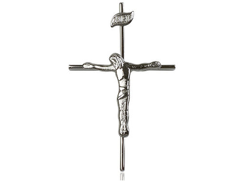 Crucifix Medal on a Sterling Silver Chain