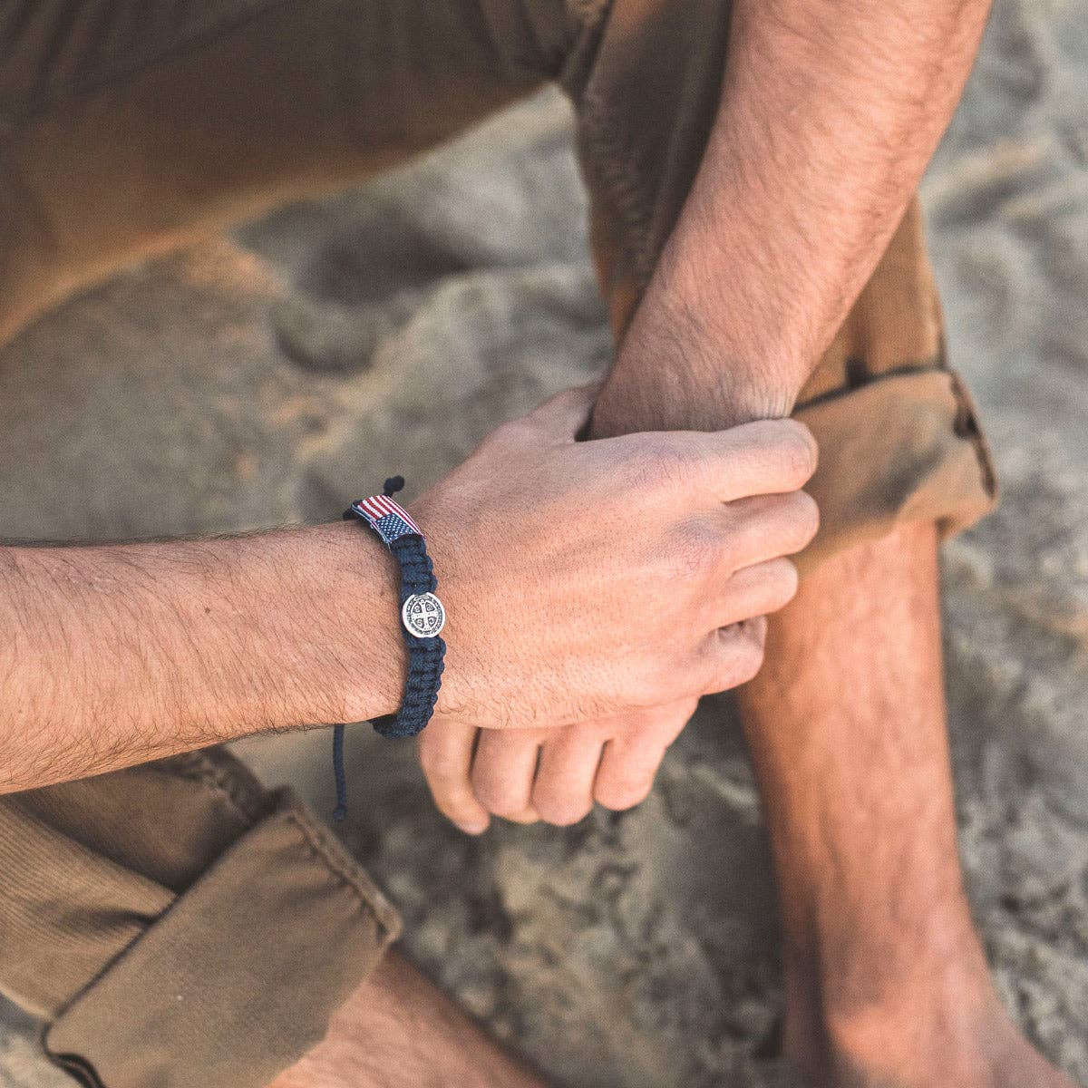 God Bless America Bracelet: Navy