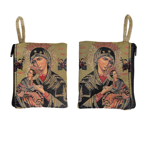 Our Lady of Perpetual Help Rosary Pouch 3″ x 4″