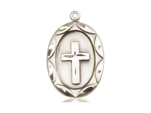 Sterling Silver Cross Pendant on a Sterling Silver Chain
