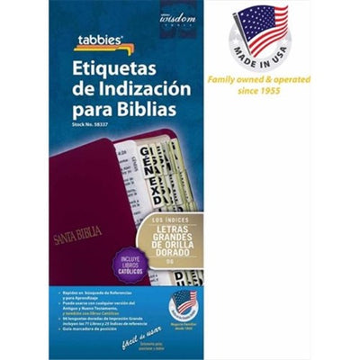 Etiquetas de Indizacion para Biblia LETRAS GRANDES - Unique Catholic Gifts