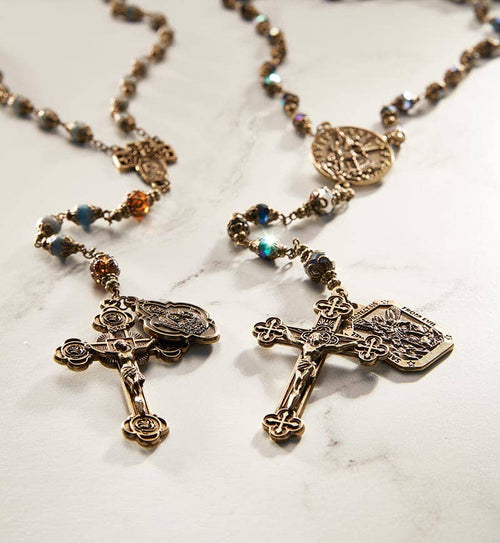 St Michael Vintage Rosary