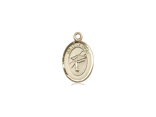 14kt Gold Filled Graduation Medal on a Gold Filled Chain