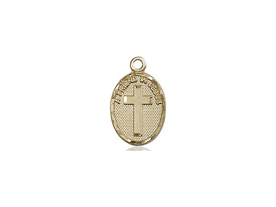 14kt Gold Filled Friend In Jesus Cross Pendant on a Gold Filled Chain