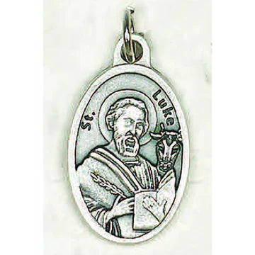 Saint Luke Oxi Medal 1" - Unique Catholic Gifts