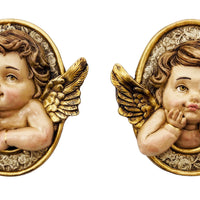 Cherub Angels Plaque 5 in.. - Unique Catholic Gifts