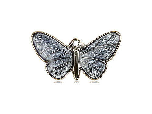 Two-Tone 14kt Gold Filled Butterfly Pendant on a Gold Filled Chain