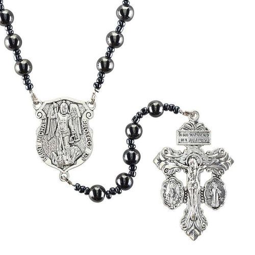 Battle Rosary - Saint Michael: 8mm beads