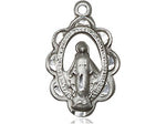 Unique Miraculous Medal Pendant(1/2 x 3/8")