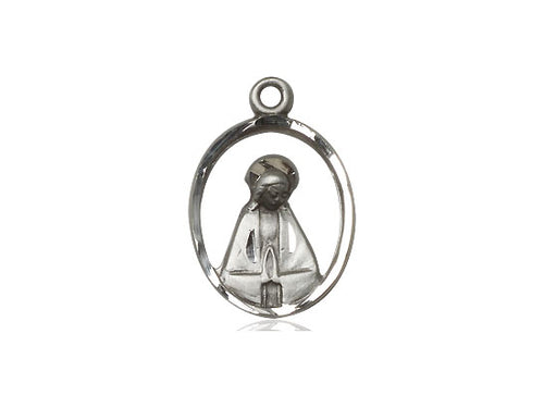 Sterling Silver Madonna Pendant on Sterling Silver Chain