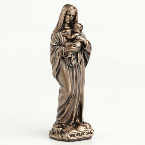 3 3/8 Inches Madonna And Baby Jesus