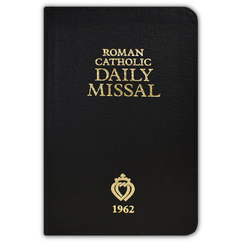 1962 Roman Catholic Daily Missal Genuine Leather - Unique Catholic Gifts
