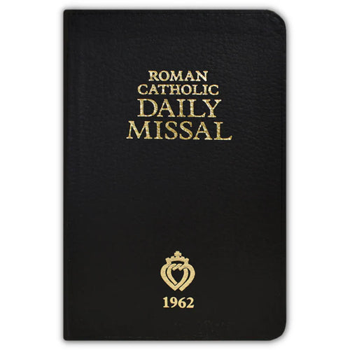 1962 Roman Catholic Daily Missal Genuine Leather - Unique Catholic Gifts
