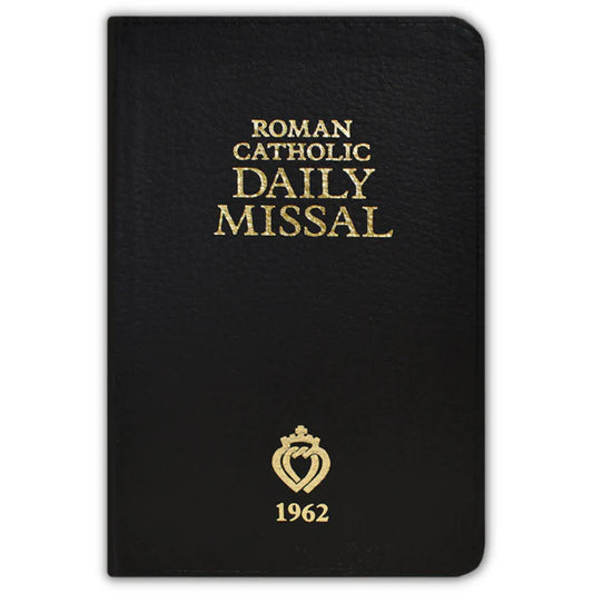 1962 Roman Catholic Daily Missal Genuine Leather - Unique Catholic Gifts