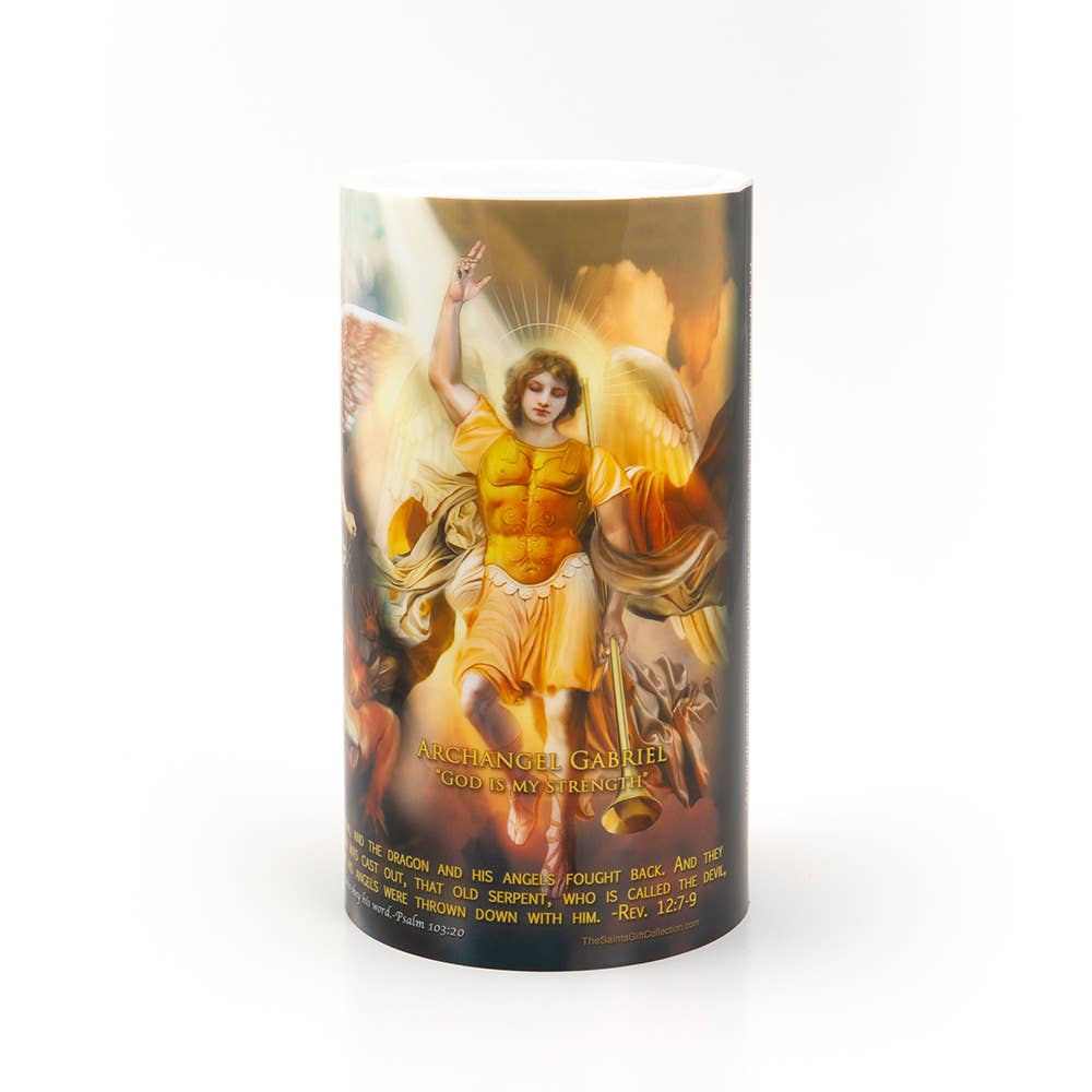 The Saints Collection Archangels Prayer Candle