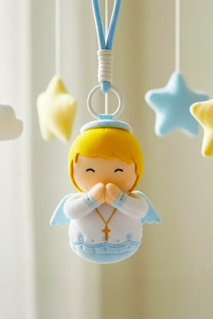 Guardian Angel Boys Catholic Mini Plush Doll 4.75" | Angel