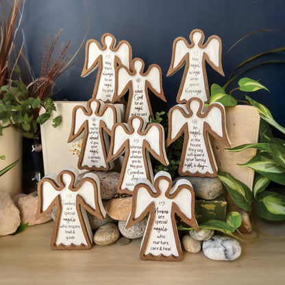 Framed Standing Angel Plaques: Teachers are special