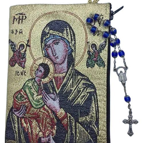 Rosary Pouch - Our Lady of Perpetual Help II 4" x 6"