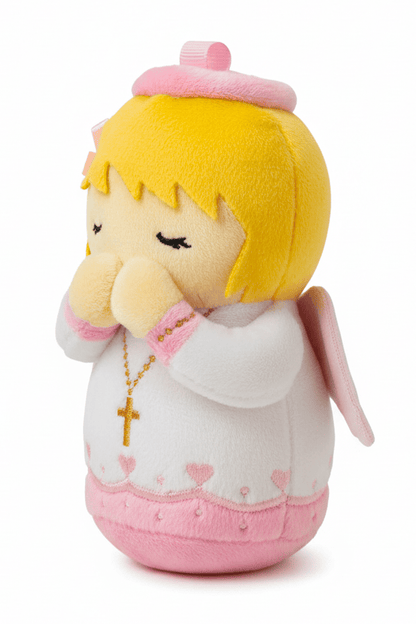 Guardian Angel Girls Catholic Mini Plush Doll 4.75" | Angel Plush