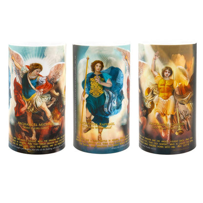 The Saints Collection Archangels Prayer Candle