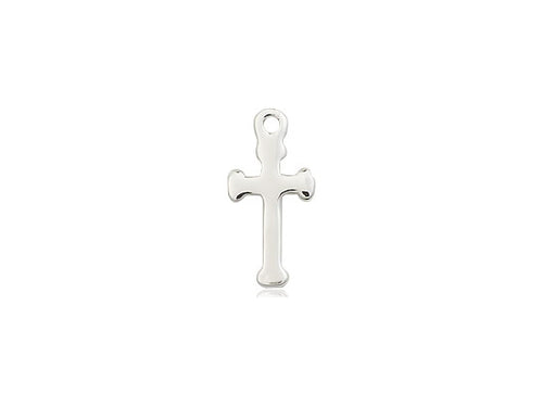 Sterling Silver Cross Medal on a Sterling Silver Chain