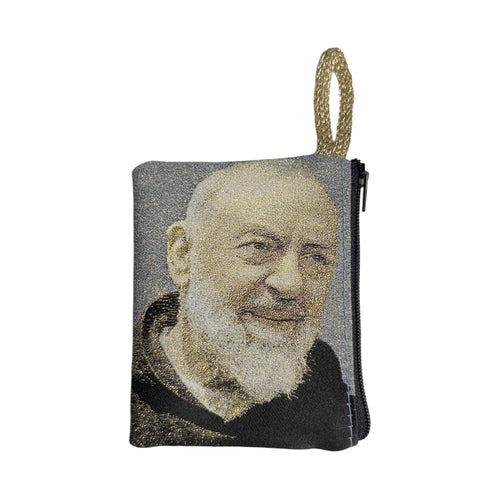 Padre Pio Rosary Pouch 3" x 4" 