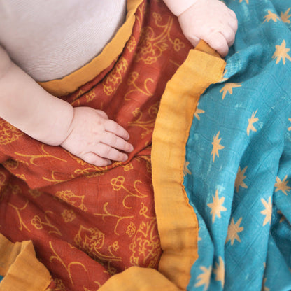 Our Lady of Guadalupe Luxury Double Sided Muslin Catholic Blanket