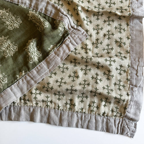 Marian Auspice Luxury Double Sided Muslin Catholic Blanket