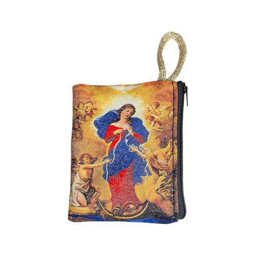 Our Lady Undoer of Knots Rosary Pouch 3″ x 4″