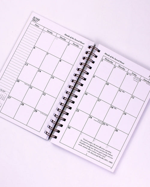 2027 Saints Calendar and Planner - JMJs Catholic Store, Inc