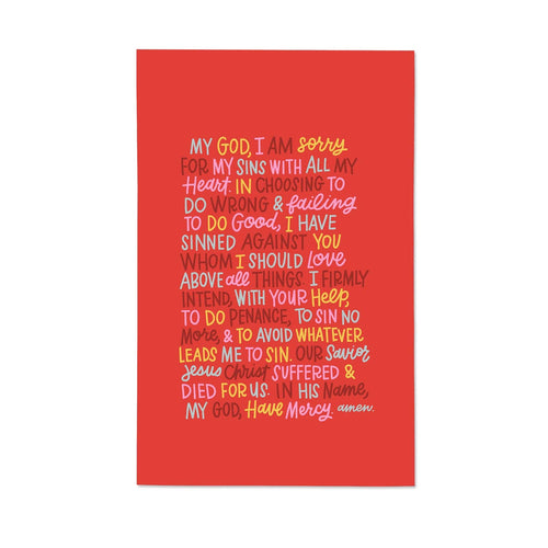 My Confession Sheet Note Pad