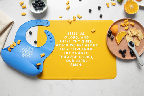 Meal Blessing Silicone Placemat: Bubblegum Pink