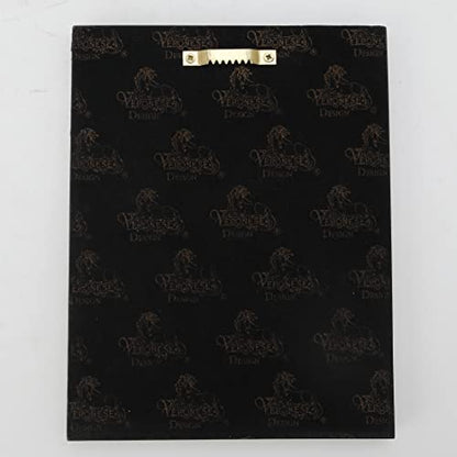 7 1/2" resin Sacred Heart of Jesus wall plaque with bronze finish, showing hanging hardware on the back side