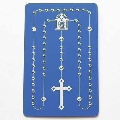 Embossed Rosary Card with to and from on back - Unique Catholic Gifts