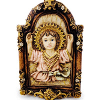 449 - Divine Child Window Plaque - $8 - 4 in..JPG - Unique Catholic Gifts