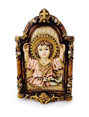 449 - Divine Child Window Plaque - $8 - 4 in..JPG - Unique Catholic Gifts