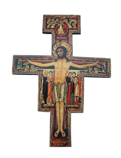 Saint Damiano Wall Cross - JMJs Catholic Store, Inc