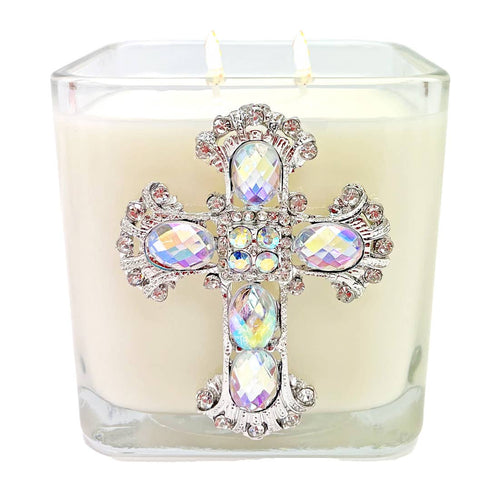 Covenant Scented Jewel Cross Candle