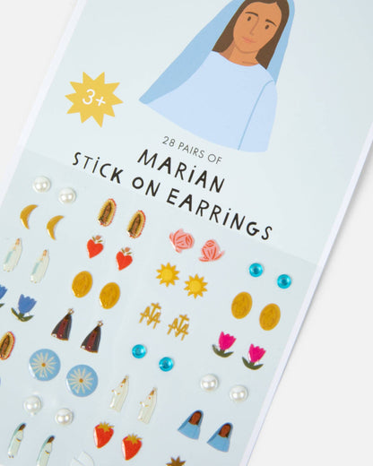 Marian Stick On Earrings