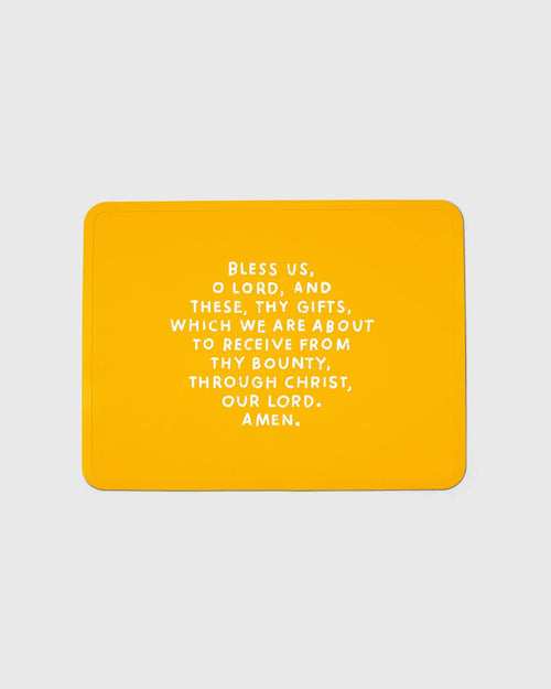 Meal Blessing Silicone Placemat: Bubblegum Pink