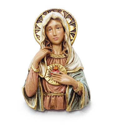 Immaculate Heart of Mary Plaque 7in - Unique Catholic Gifts
