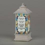 LED Angel Family Lantern Ornament  5" - Unique Catholic Gifts