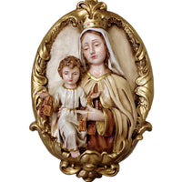 Virgin of Carmel - Plaque 16 in. - Unique Catholic Gifts
